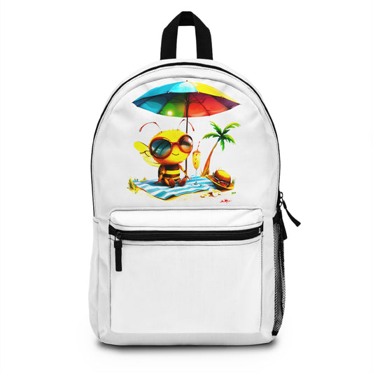 Chilling Bee at the Beach Backpack 