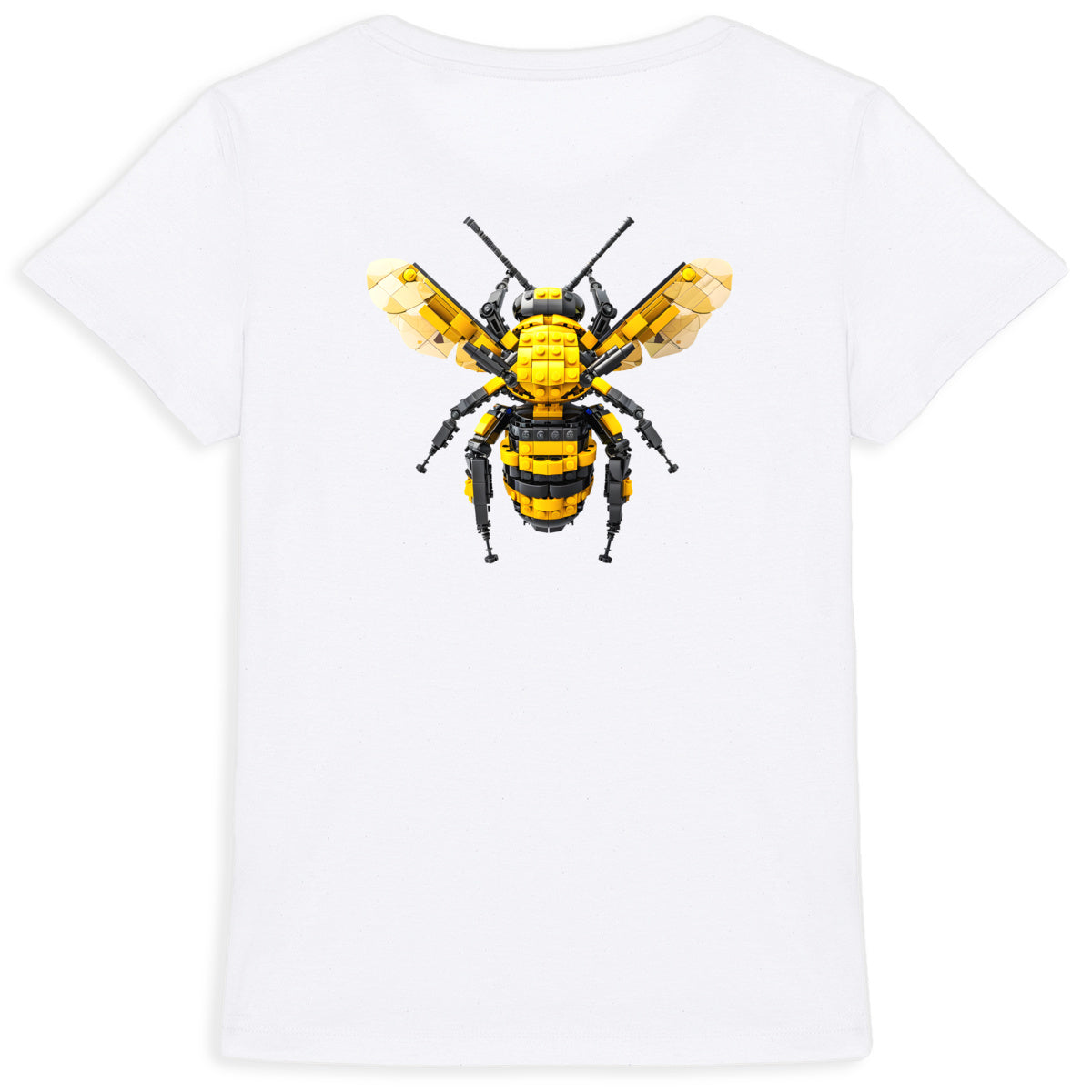 Lego Bee 1 Back with T-shirt Femme à Col Rond