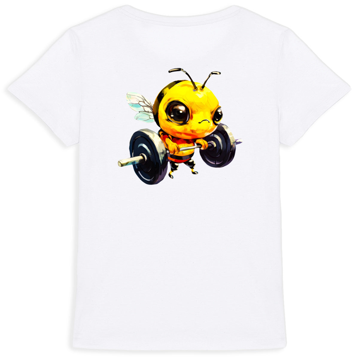 Bodybuild Bee 2 Back T-shirt Femme à Col Rond