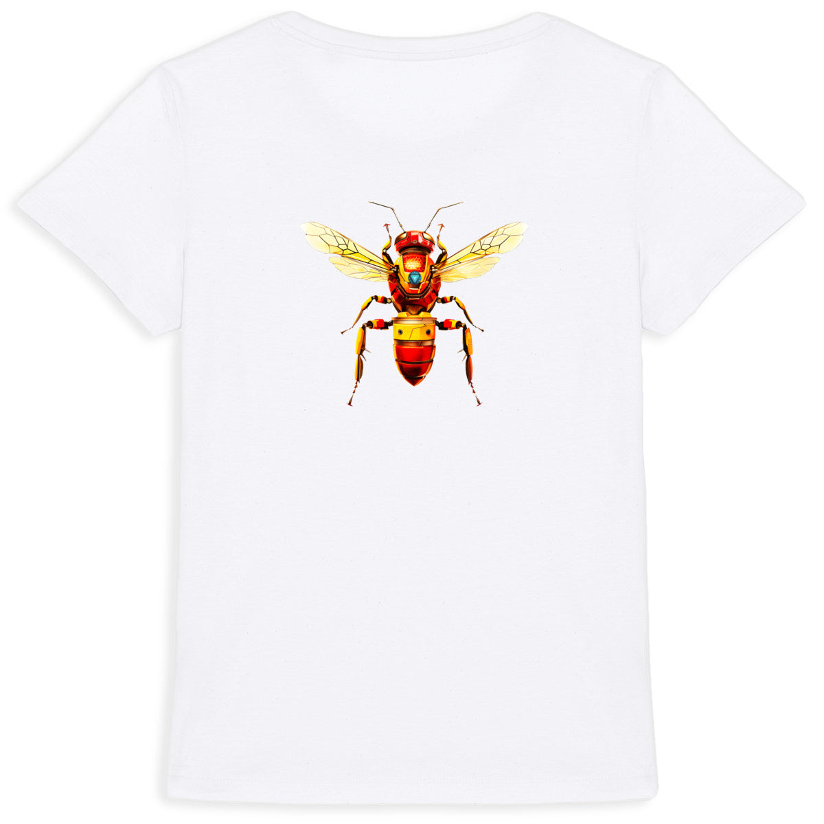 Iron Man Bee Back T-shirt Femme à Col Rond