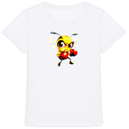 Boxing Bee 2 Back T-shirt Femme à Col Rond