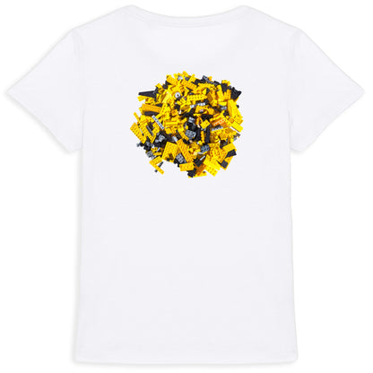 Lego Bee 1 Front with T-shirt Femme à Col Rond