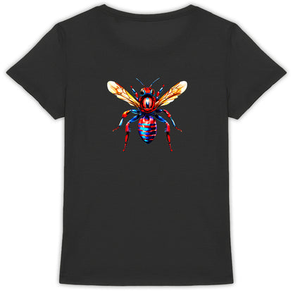 Spider Man Bee Back T-shirt Femme à Col Rond