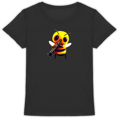 Clarinet Bee 1 Back T-shirt Femme à Col Rond