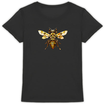 Bee Bolted 2 Back T-shirt Femme à Col Rond