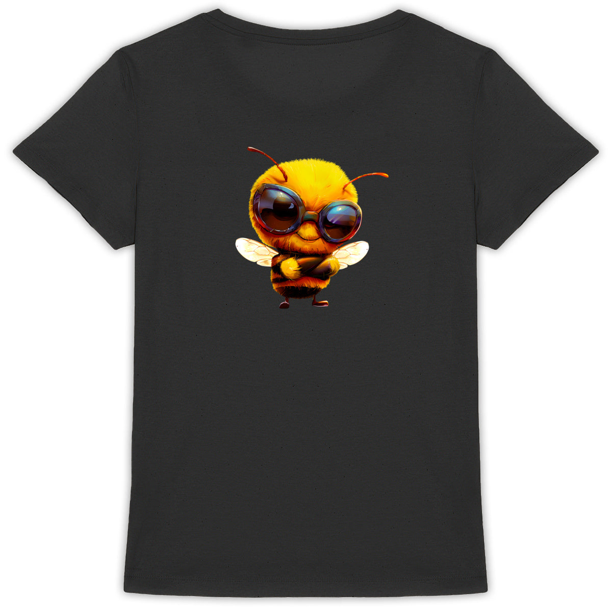 Cool Bee 2 Back T-shirt Femme à Col Rond