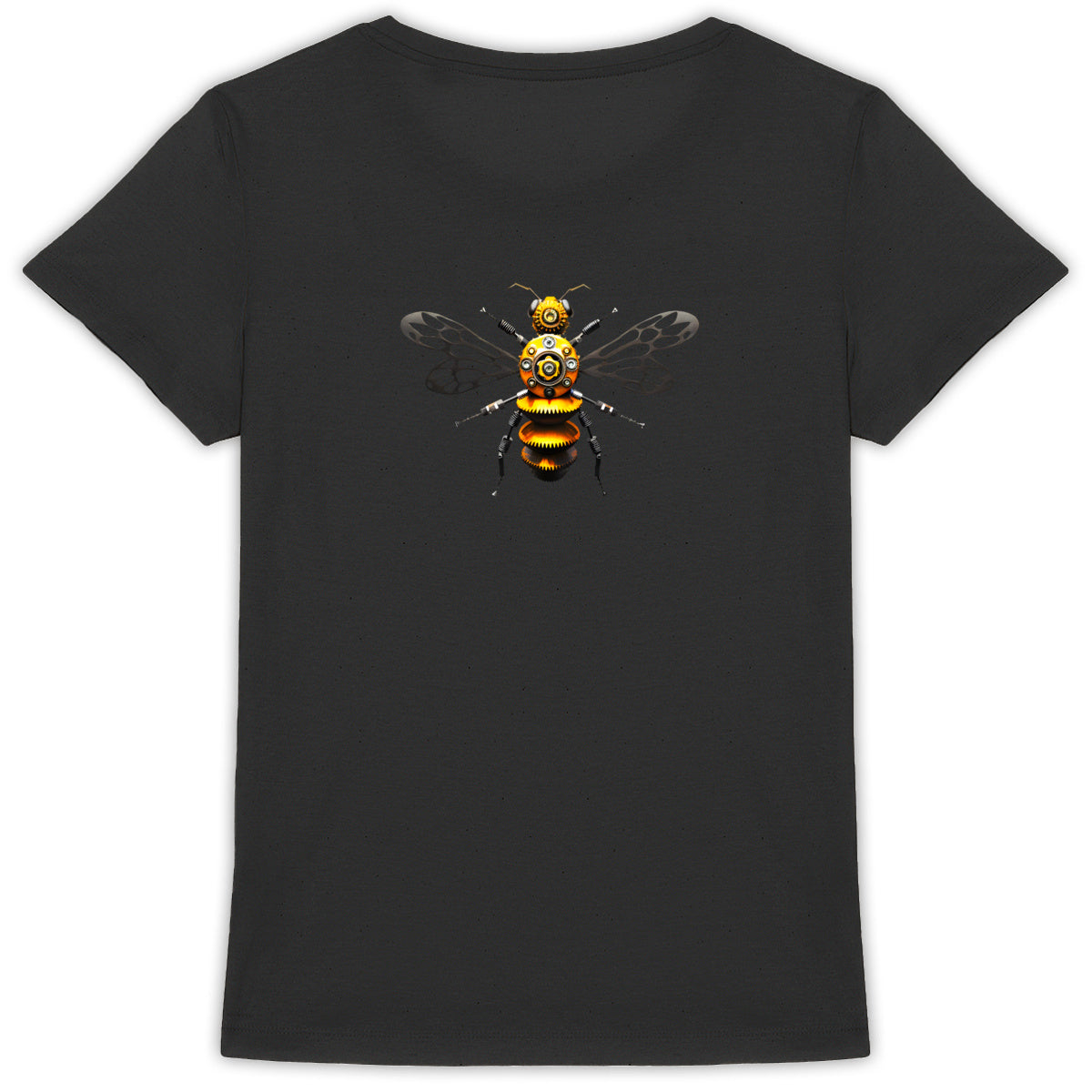 Bee Bolted 4 Back T-shirt Femme à Col Rond 