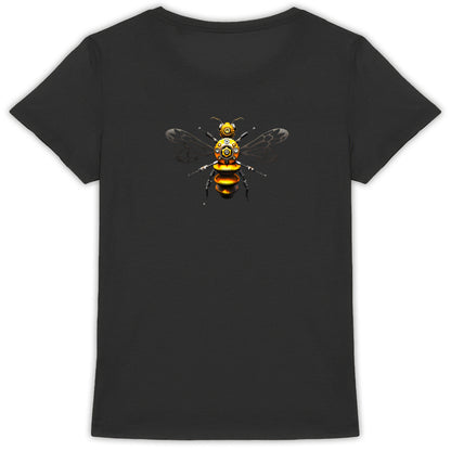 Bee Bolted 4 Back T-shirt Femme à Col Rond 