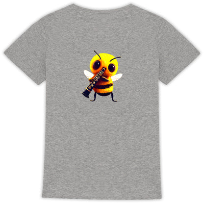 Clarinet Bee 1 Back T-shirt Femme à Col Rond