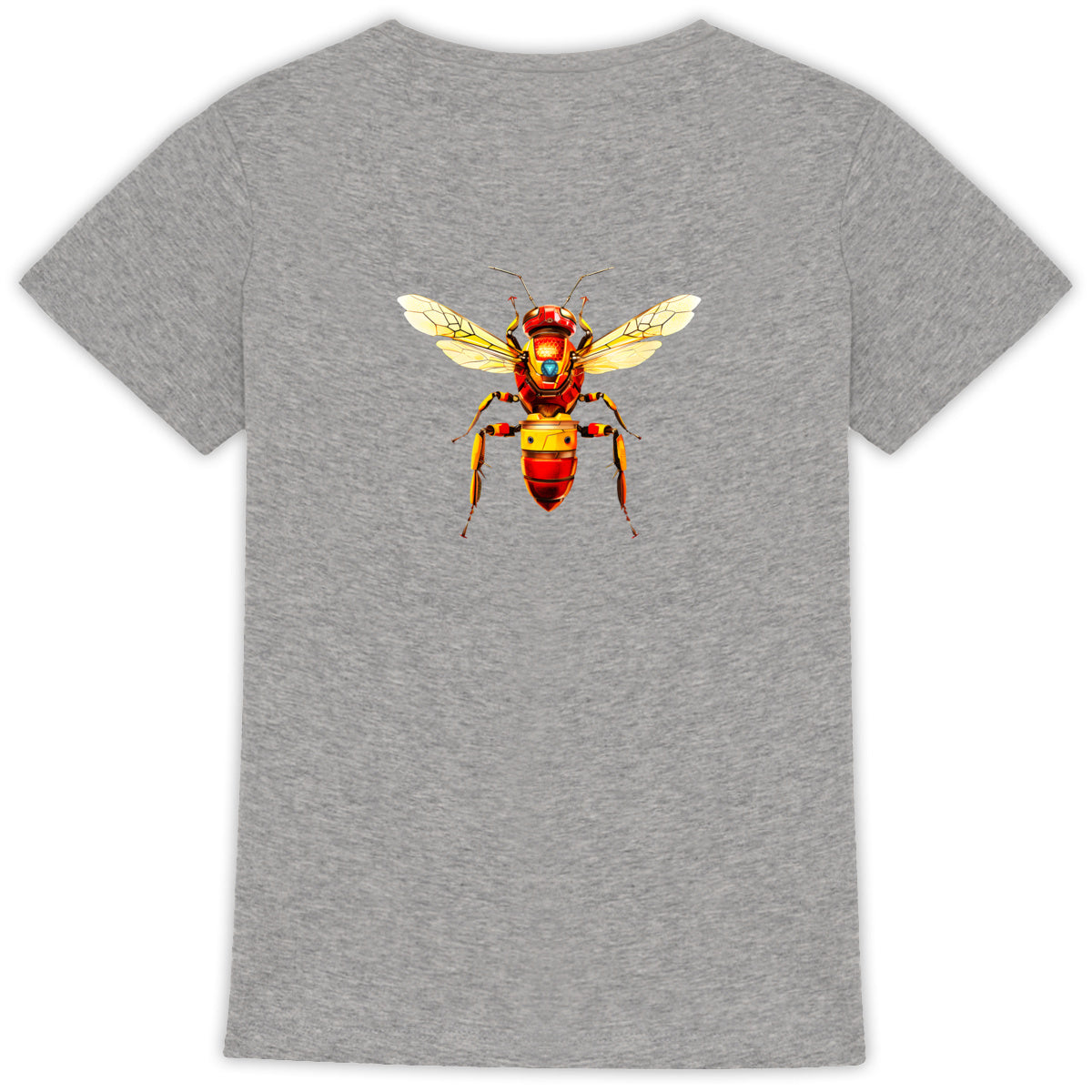 Iron Man Bee Back T-shirt Femme à Col Rond