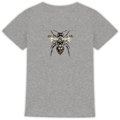 Bee Bolted 6 Back T-shirt Femme à Col Rond 