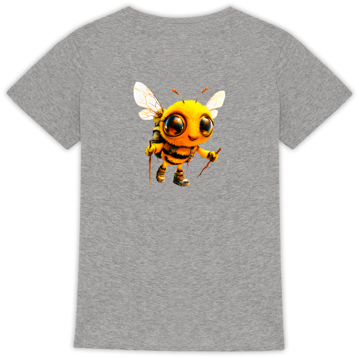 Hiking Bee 2 Back T-shirt Femme à Col Rond