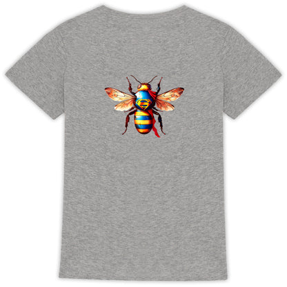 Super Man Bee Back T-shirt Femme à Col Rond