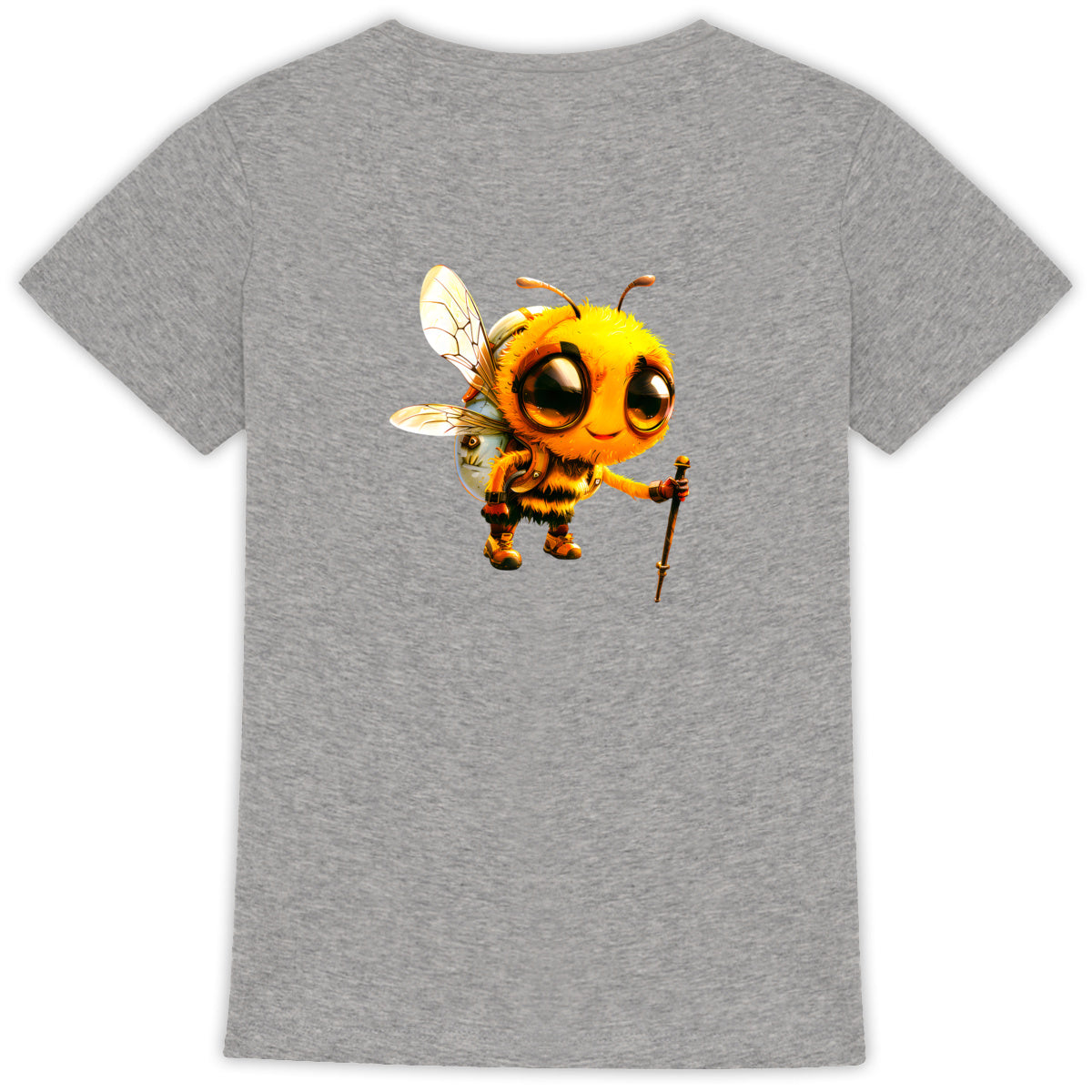 Hiking Bee 1 Back T-shirt Femme à Col Rond