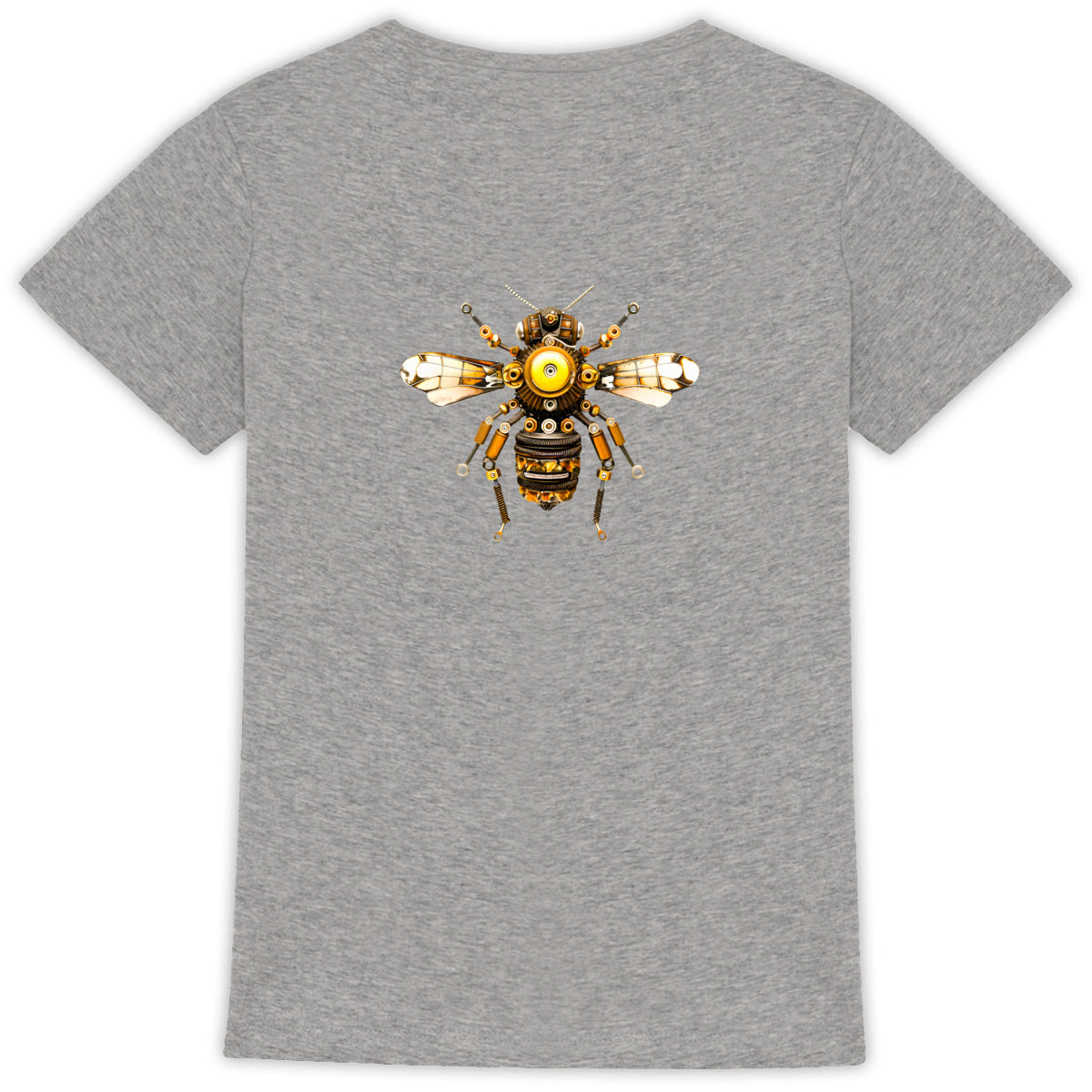 Bee Bolted 3 Back T-shirt Femme à Col Rond 