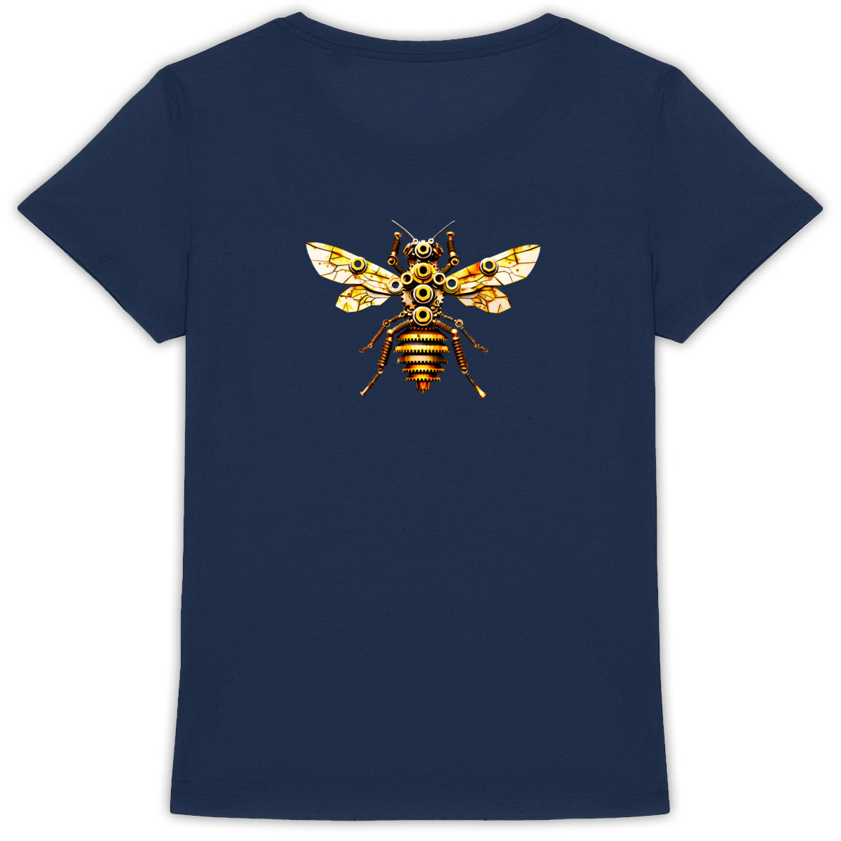 Bee Bolted 2 Back T-shirt Femme à Col Rond