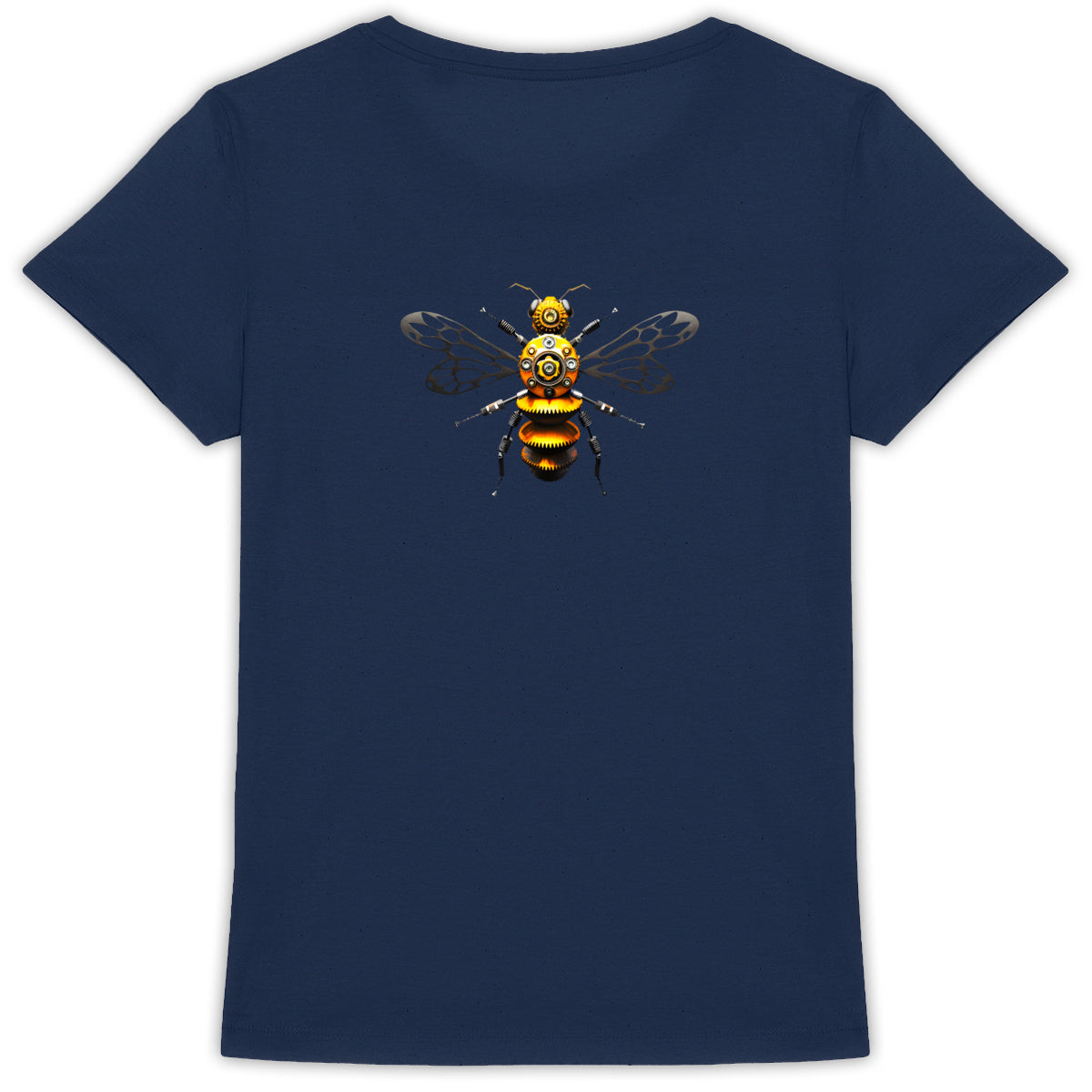 Bee Bolted 4 Back T-shirt Femme à Col Rond 