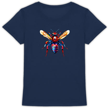 Spider Man Bee Back T-shirt Femme à Col Rond