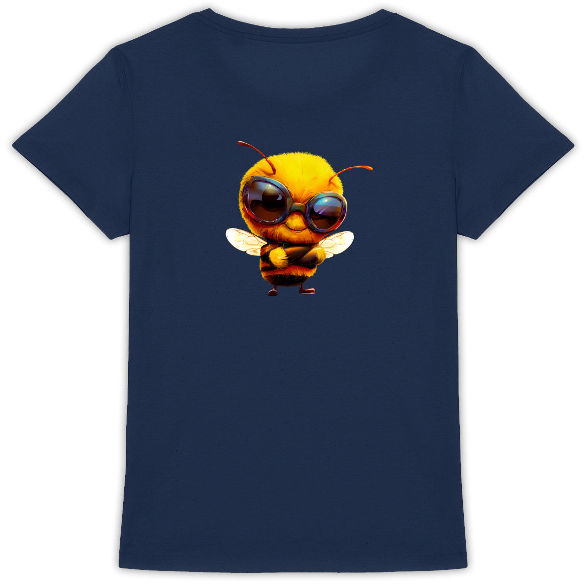 Cool Bee 2 Back T-shirt Femme à Col Rond