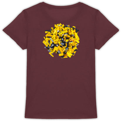 Lego Bee 2 Front with  T-shirt Femme à Col Rond