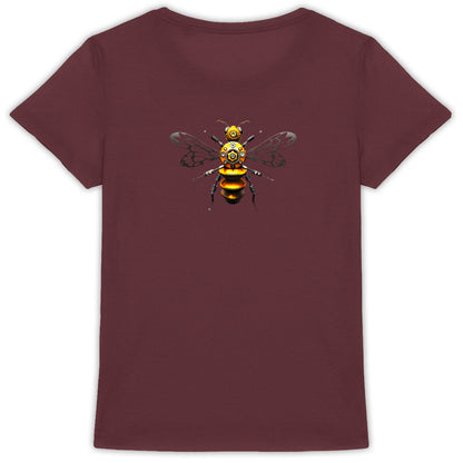 Bee Bolted 4 Back T-shirt Femme à Col Rond 