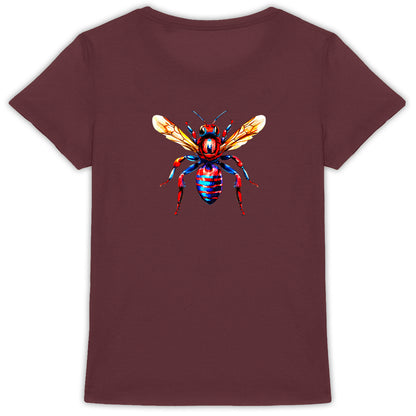 Spider Man Bee Back T-shirt Femme à Col Rond