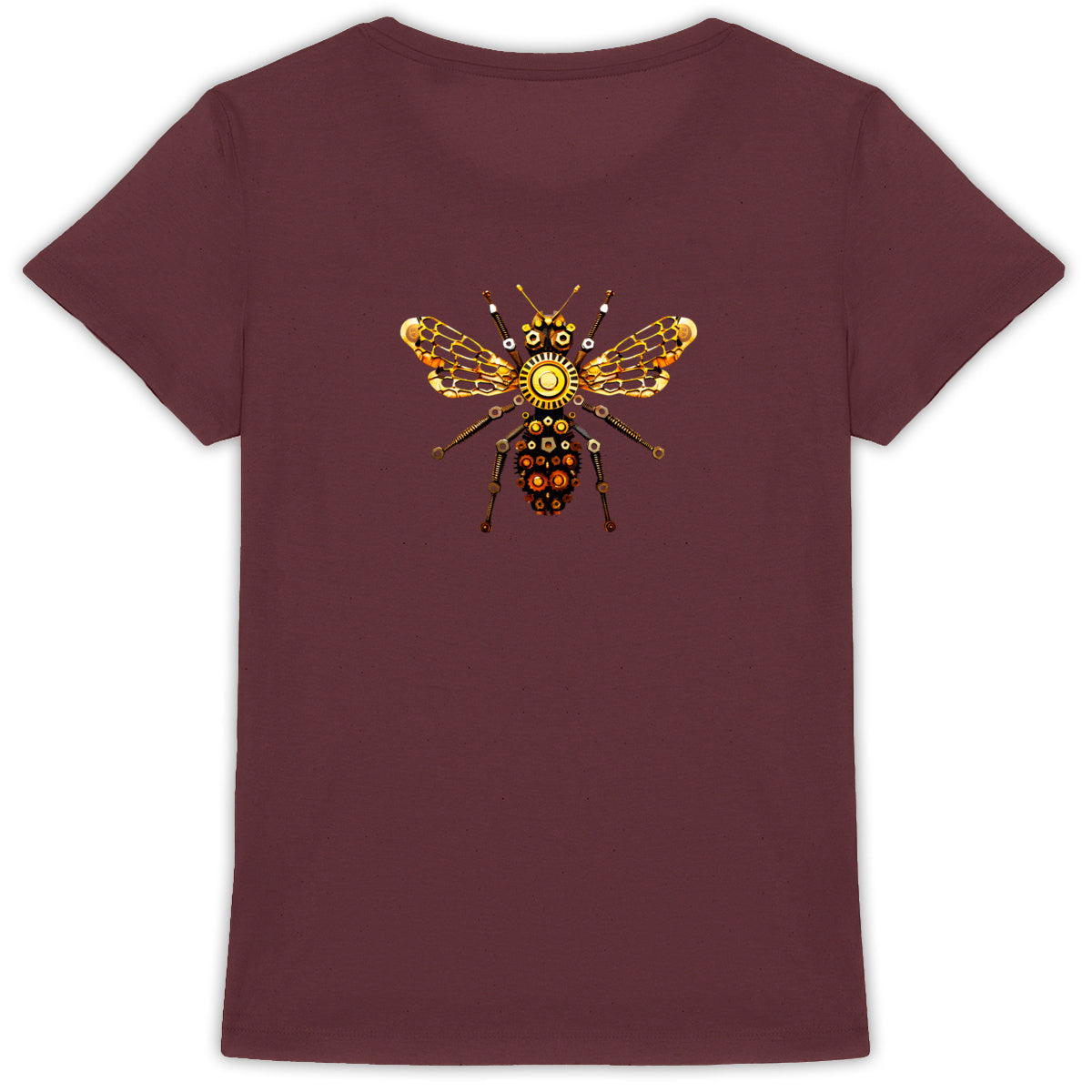 Bee Bolted 1 Back T-shirt Femme à Col Rond