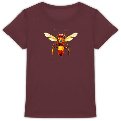 Iron Man Bee Back T-shirt Femme à Col Rond