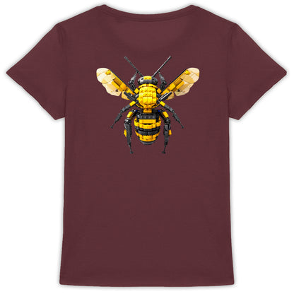 Lego Bee 1 Back T-shirt Femme à Col Rond