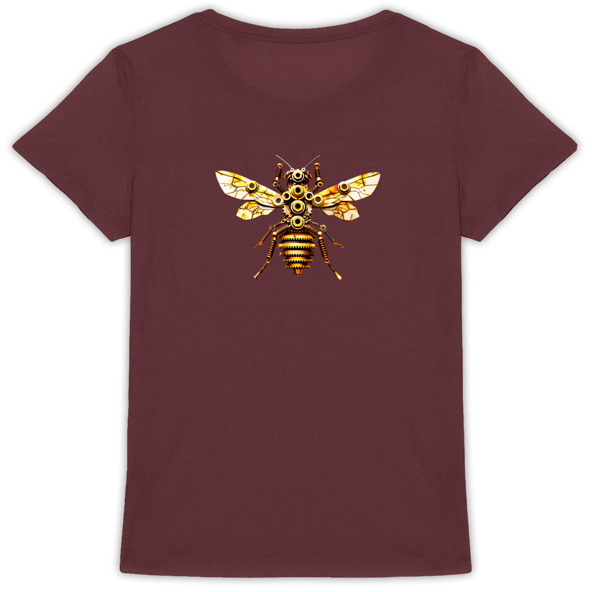 Bee Bolted 2 Back T-shirt Femme à Col Rond