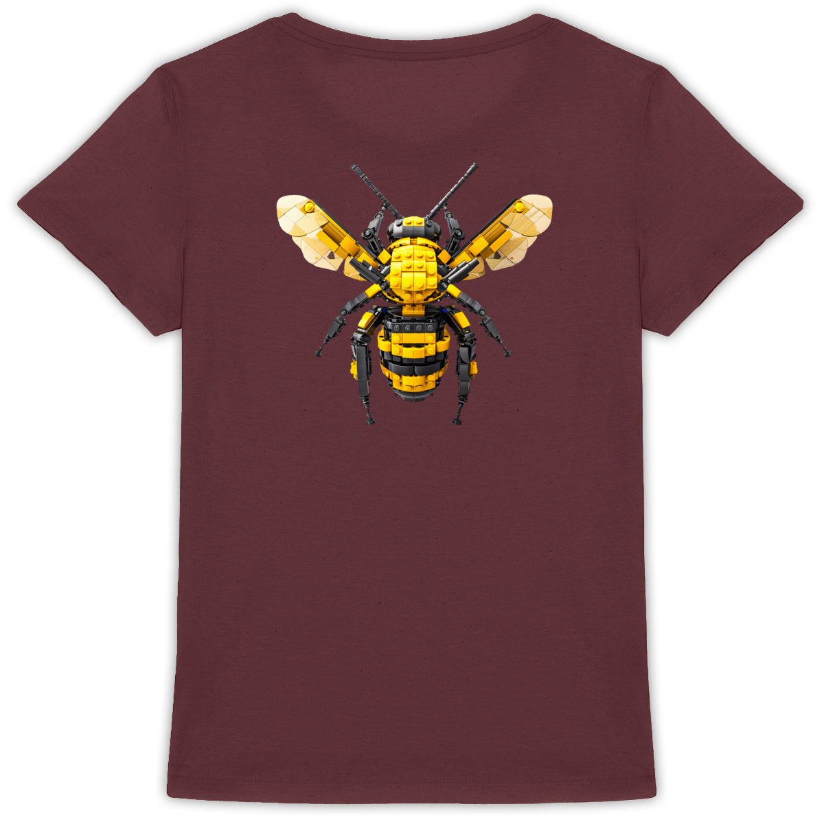 Lego Bee 1 Back with T-shirt Femme à Col Rond