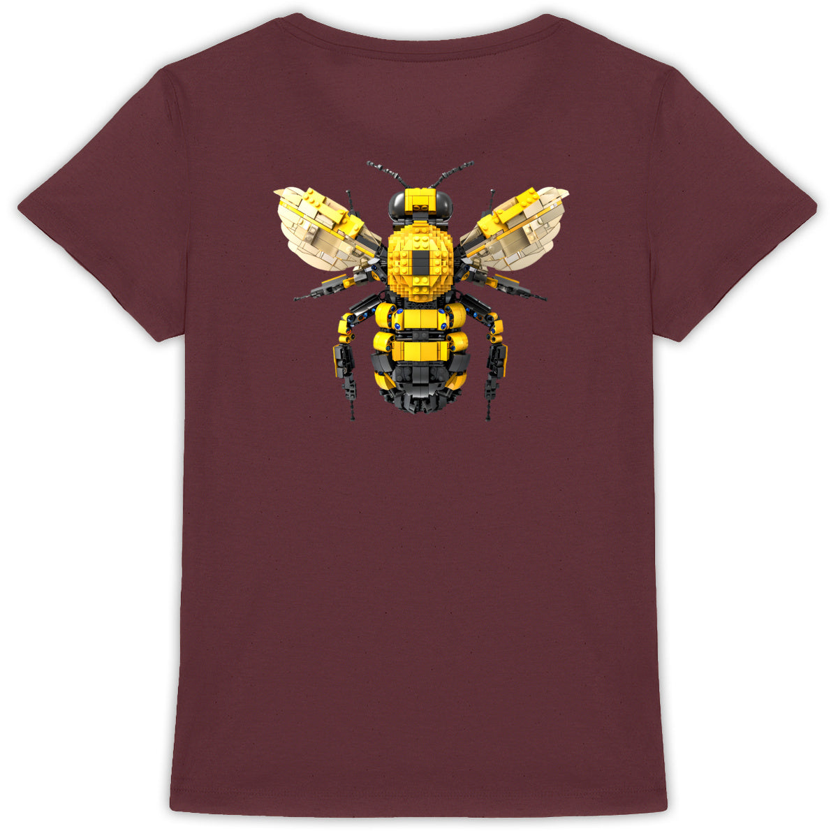 Lego Bee 2 Back with  T-shirt Femme à Col Rond