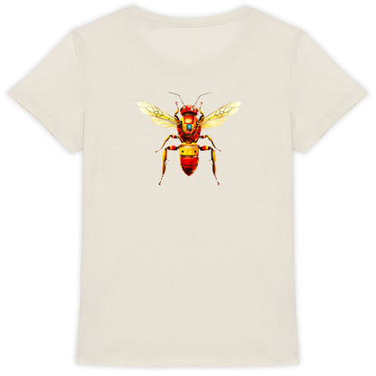 Iron Man Bee Back T-shirt Femme à Col Rond