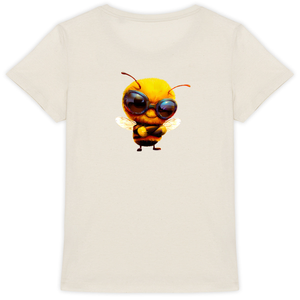 Cool Bee 2 Back T-shirt Femme à Col Rond