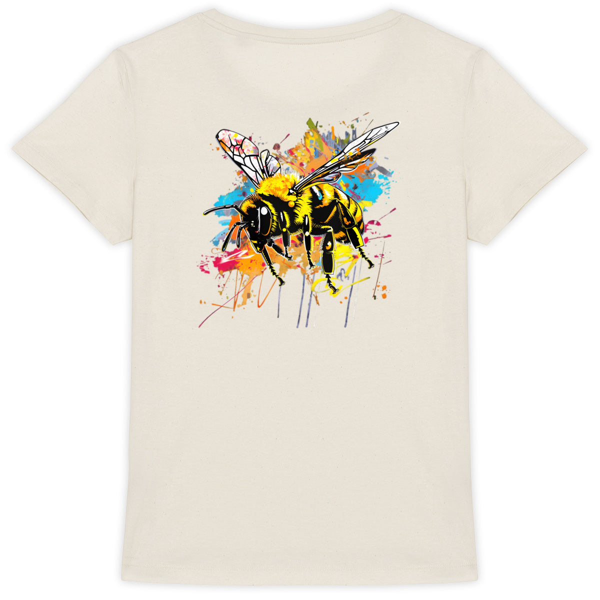 Street Art Graph 1 Back T-shirt Femme à Col Rond