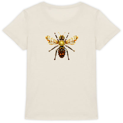 Bee Bolted 1 Back T-shirt Femme à Col Rond