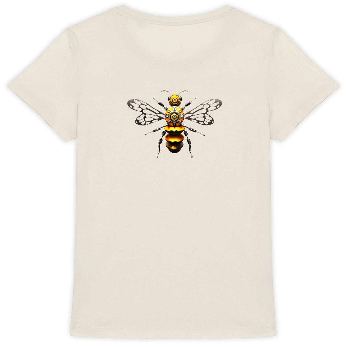 Bee Bolted 4 Back T-shirt Femme à Col Rond 