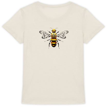 Bee Bolted 4 Back T-shirt Femme à Col Rond 