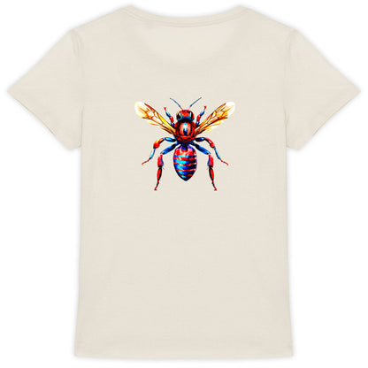 Spider Man Bee Back T-shirt Femme à Col Rond