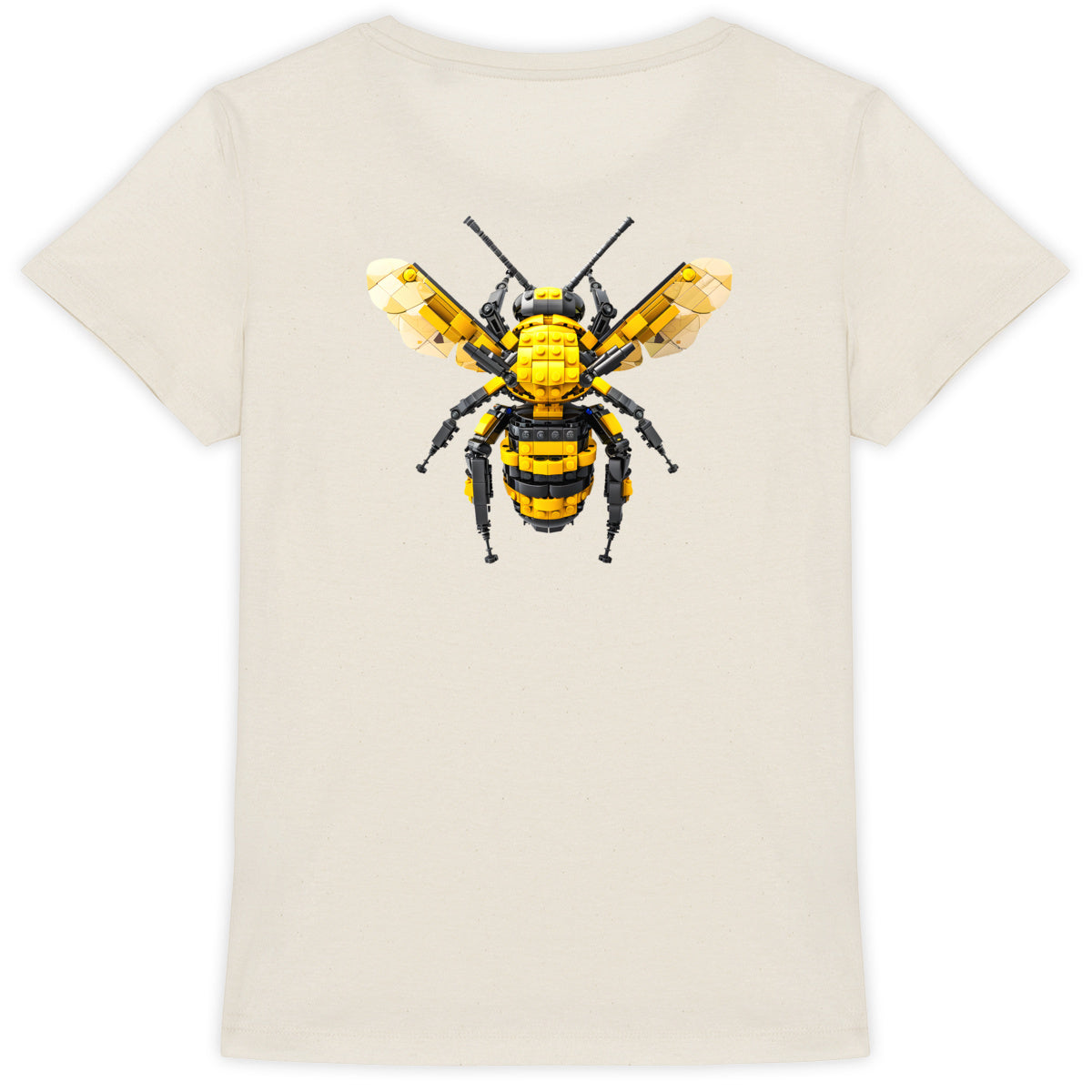 Lego Bee 1 Back with T-shirt Femme à Col Rond