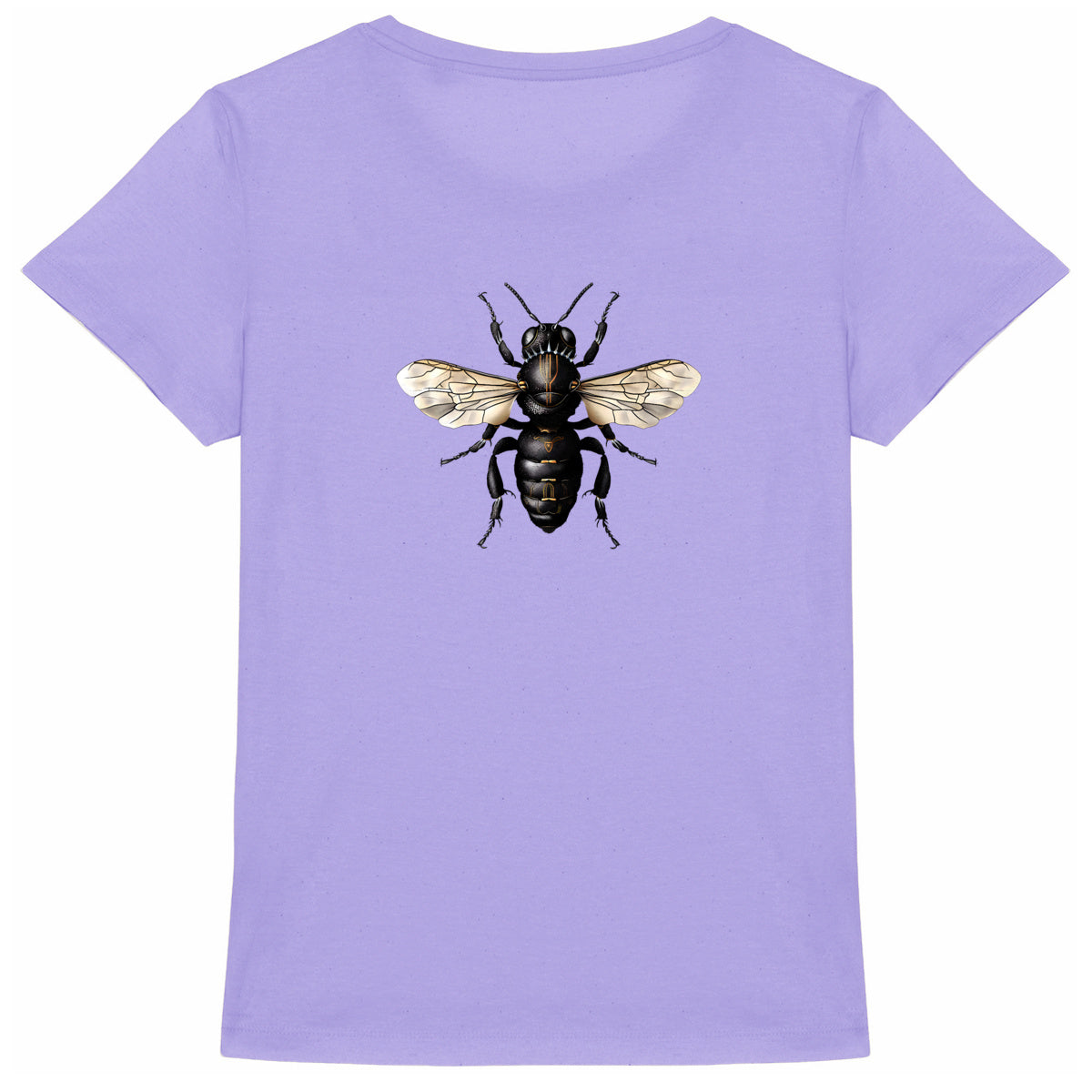 Black Panther Bee Back T-shirt Femme à Col Rond