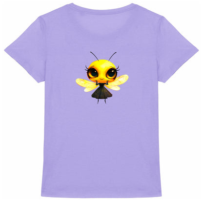 Dressed Up Bee 2 Back T-shirt Femme à Col Rond