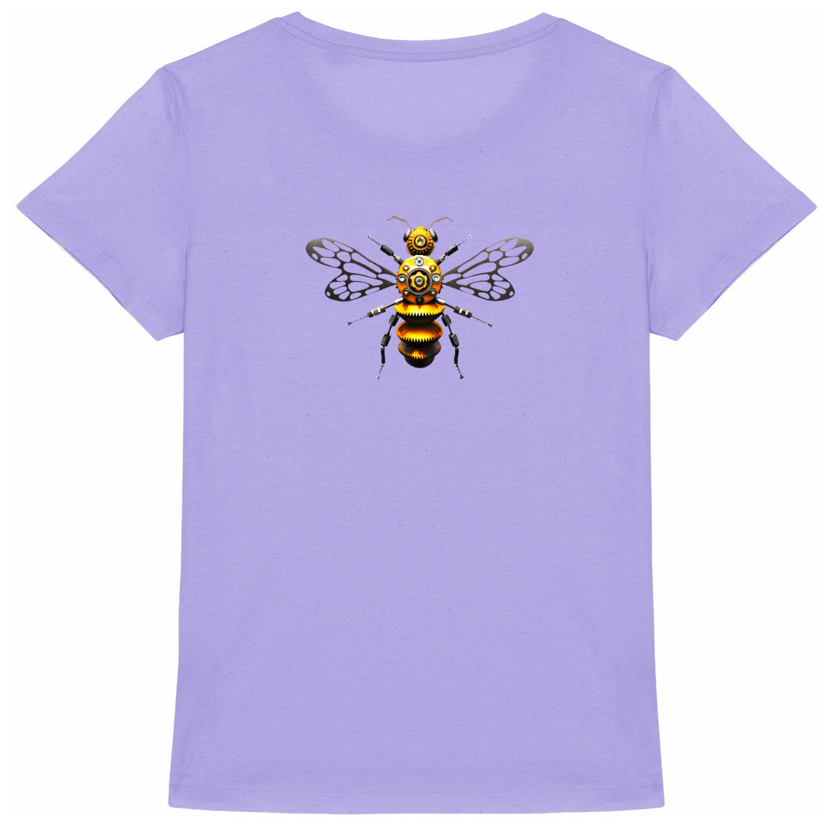 Bee Bolted 4 Back T-shirt Femme à Col Rond 