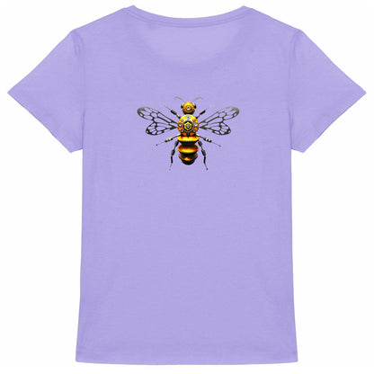 Bee Bolted 4 Back T-shirt Femme à Col Rond 