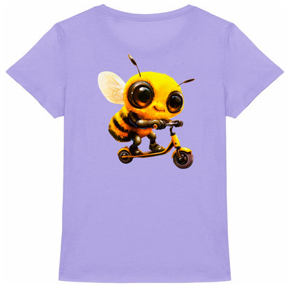 Scootering Bee Back T-shirt Femme à Col Rond