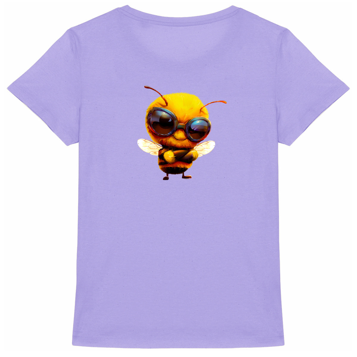 Cool Bee 2 Back T-shirt Femme à Col Rond