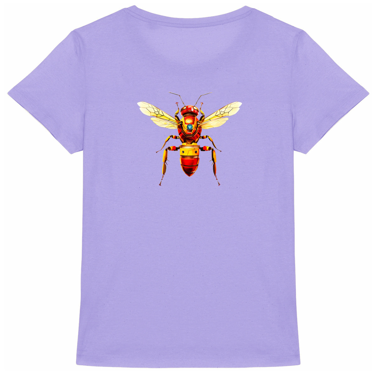 Iron Man Bee Back T-shirt Femme à Col Rond