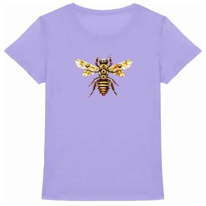 Bee Bolted 2 Back T-shirt Femme à Col Rond