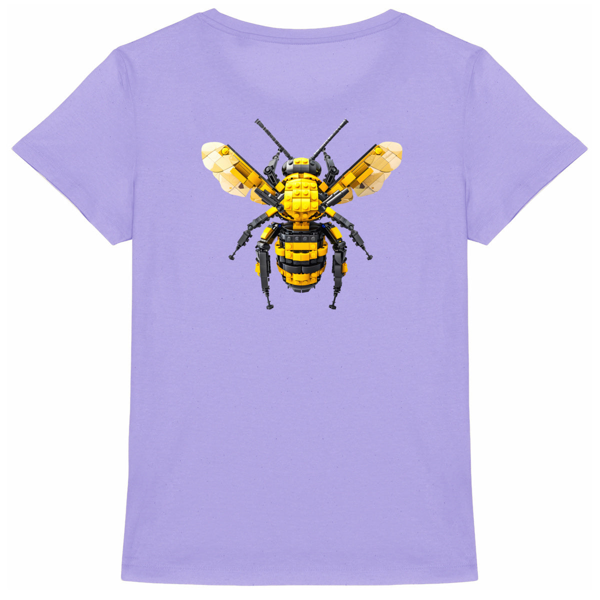 Lego Bee 1 Back with T-shirt Femme à Col Rond