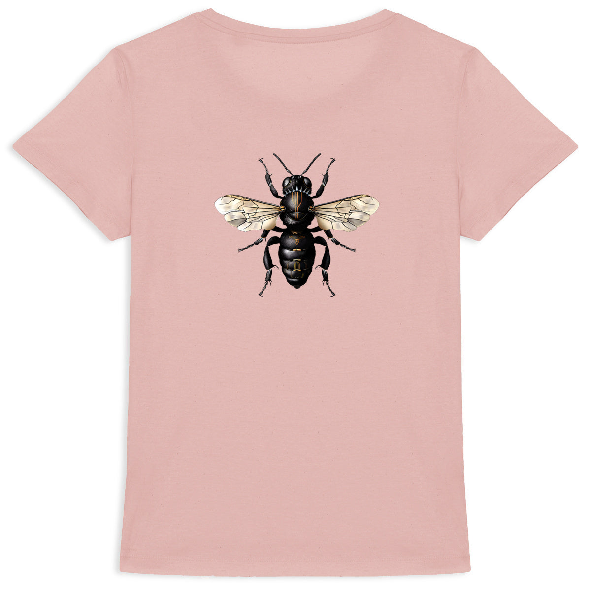 Black Panther Bee Back T-shirt Femme à Col Rond